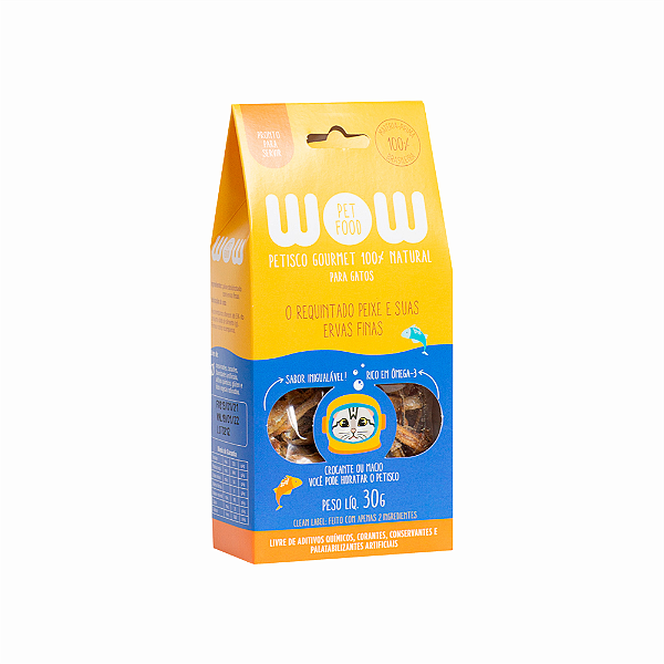 WOW - peixe com ervas finas gato