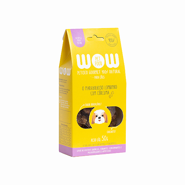 WOW - lombinho com cúrcuma cão