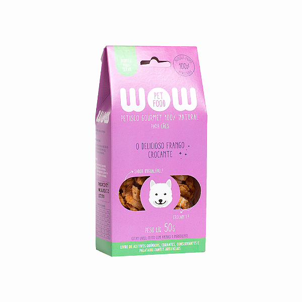 WOW - frango desidratado cão