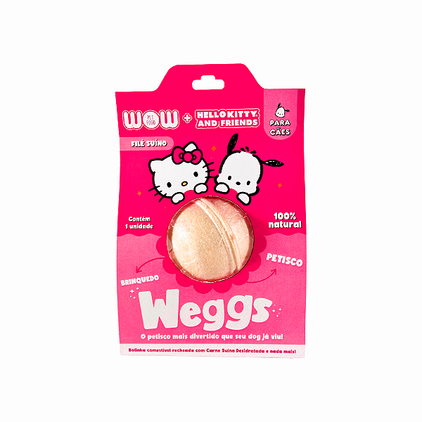 WEGGS - Hello Kitty - sabor lombinho 1un cão
