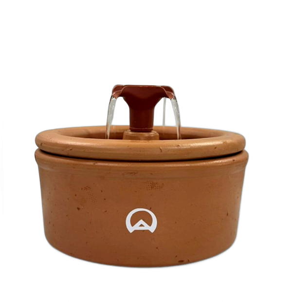 FONTE BEBEDOURO AQUA CLAY 360° AMICUS - Para Cães e Gatos