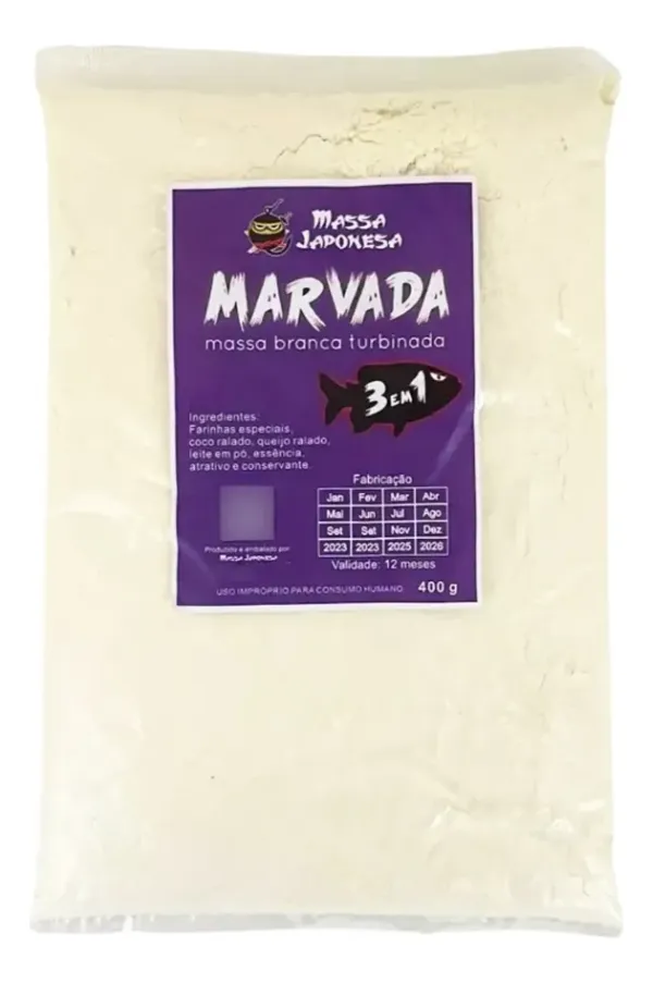 MASSA BRANCA MARVADA 400GR MASSA JAPONESA