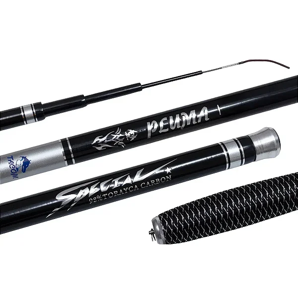 VARA TACOM PLUMA 99% CARBONO GOMO LONGO