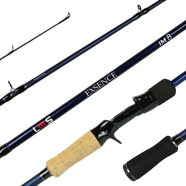 VARA LUMIS EXSENCE 2,40M 50LBS CARBONO 2 PARTES P/CARRETILHA