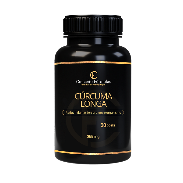 Cúrcuma + Piperina 250mg - 30 doses