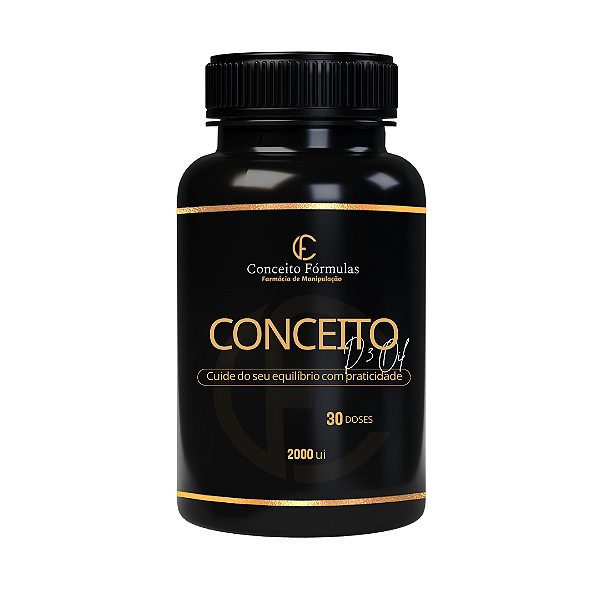 Conceito D3 Oil VIT D3 2000ui + TCM - 30 doses