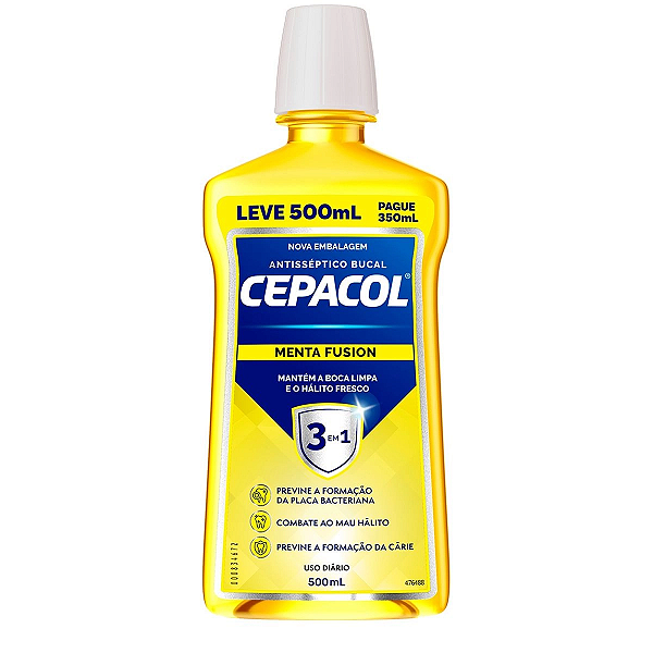 Enxaguante Bucal Cepacol Menta Fusion 500ml