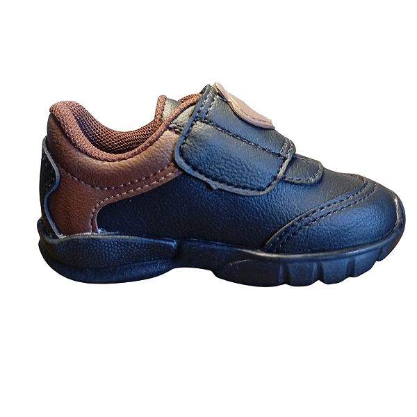 Tênis Bloompy Ursinho Nene Preto/Marrom