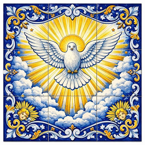 AZULEJO LUZ DIVINA KIT 9 PEÇAS