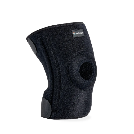 Joelheira Com Orifício, Reforço Patelar E Hastes Ortho Care – Dellamed