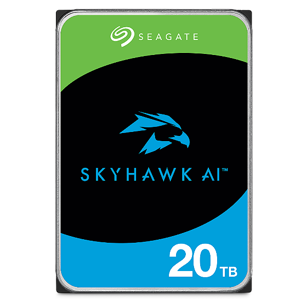 HD Seagate 20TB SkyHawk AI Surveillance 3.5" SATA 3 512MB 7200RPM - ST20000VE003