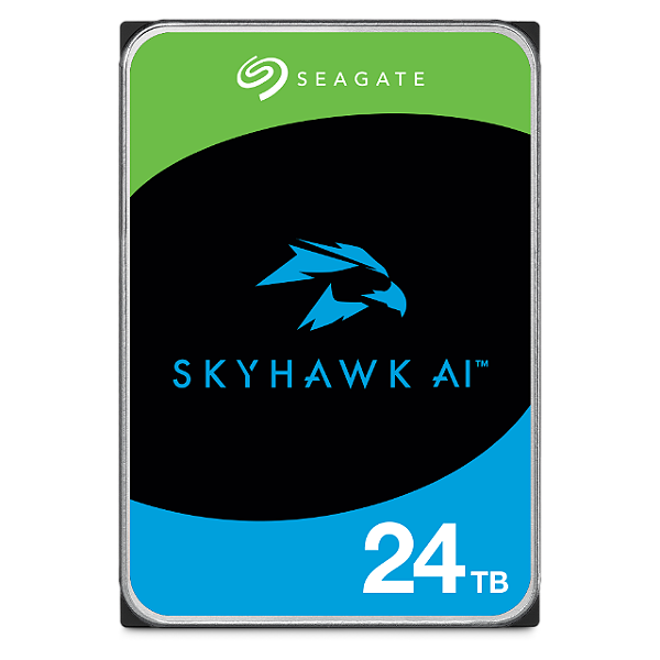 HD Seagate 24TB SkyHawk AI Surveillance 3.5" SATA 3 512MB 7200RPM - ST24000VE002