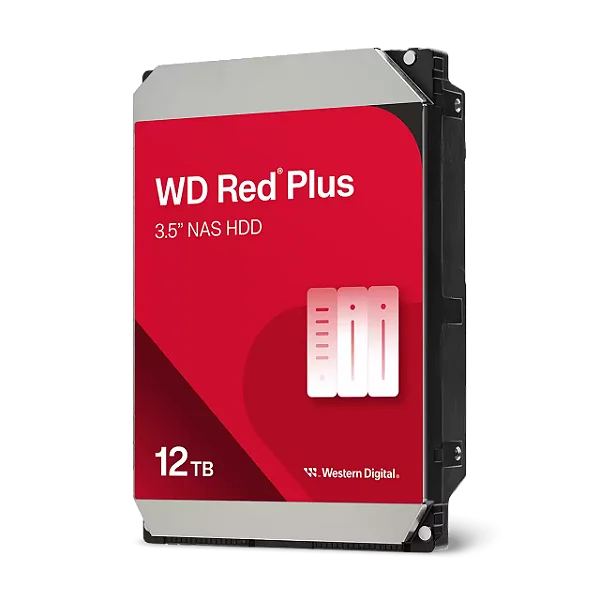 HD Western Digital Red Plus NAS 12TB WD120EFGX 3.5 SATA III