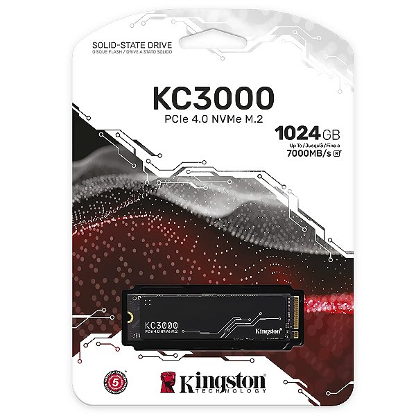 SSD Kingston KC3000 1TB NVMe M.2 SKC3000S/1024G