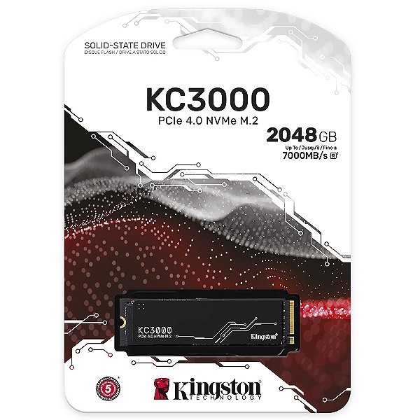 SSD Kingston KC3000 2TB NVMe M.2 SKC3000D/2048G