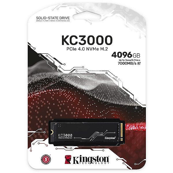 SSD Kingston KC3000 4TB NVMe M.2 SKC3000D/4096G