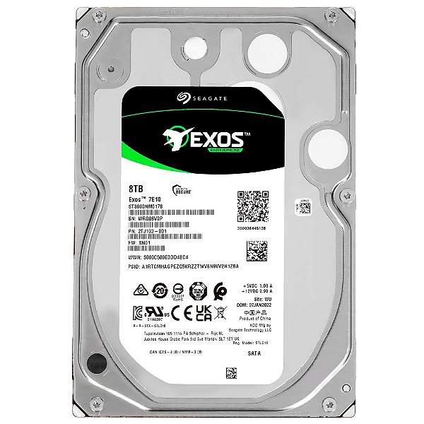 HD Seagate 8TB Exos Enterprise ST8000NM017B