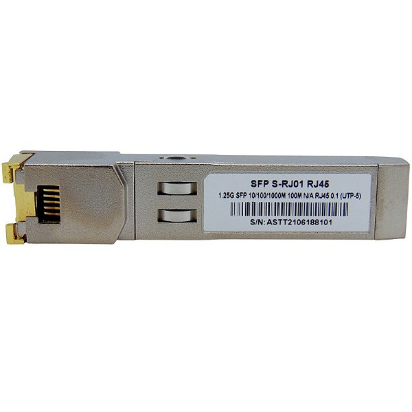 Gbic MikroTik S-RJ01 (Módulo SFP RJ45 Gigabit)