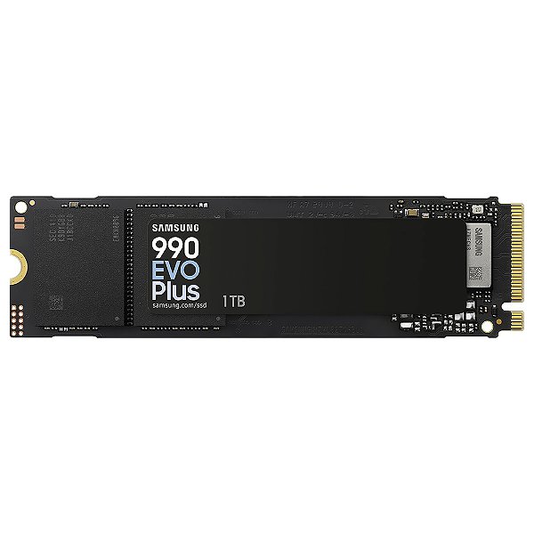 SSD Interno Samsung 990 EVO Plus 1TB M.2 2280 NVMe PCIe 4.0/5.0 7250MB/s - MZ-V9S1T0B/AM