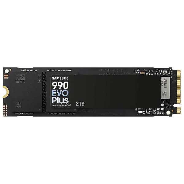 SSD Interno Samsung 990 EVO Plus 2TB M.2 2280 NVMe PCIe 4.0/5.0 7250MB/s - MZ-V9S2T0B/AM