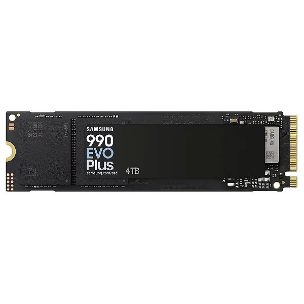 SSD Interno Samsung 990 EVO Plus 4TB M.2 2280 NVMe PCIe 4.0/5.0 7250MB/s - MZ-V9S4T0B/AM