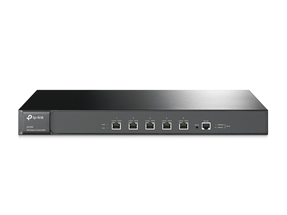 Controlador Wireless Hardware TP-Link AC500 Auranet Gerenciador até 500 APs 5 Portas Gigabit - AC500