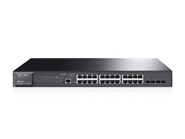 Switch Gerenciável TP-Link JetStream TL-SG3428MP L2+ 24 Portas Gigabit PoE+ 384W e 4 Slots SFP