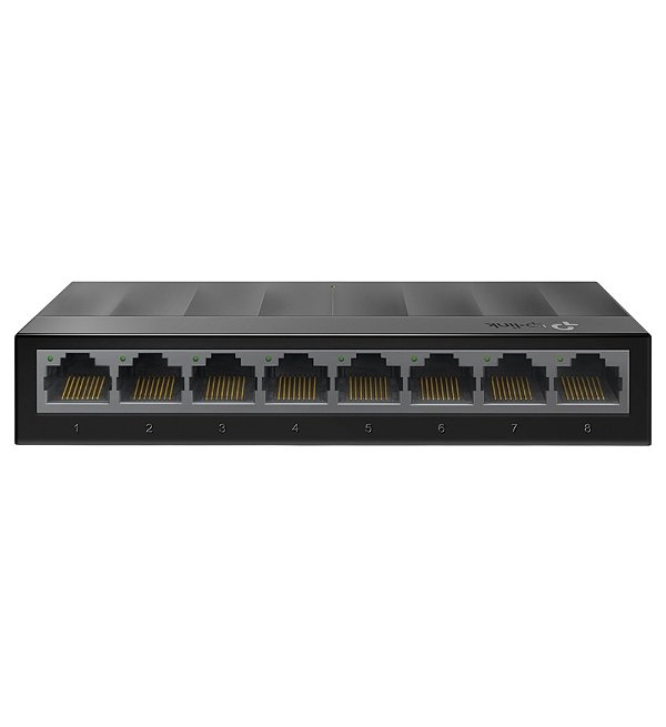 Switch TP-Link LS1008G 8 Portas Gigabit 10/100/1000Mbps Plug and Play