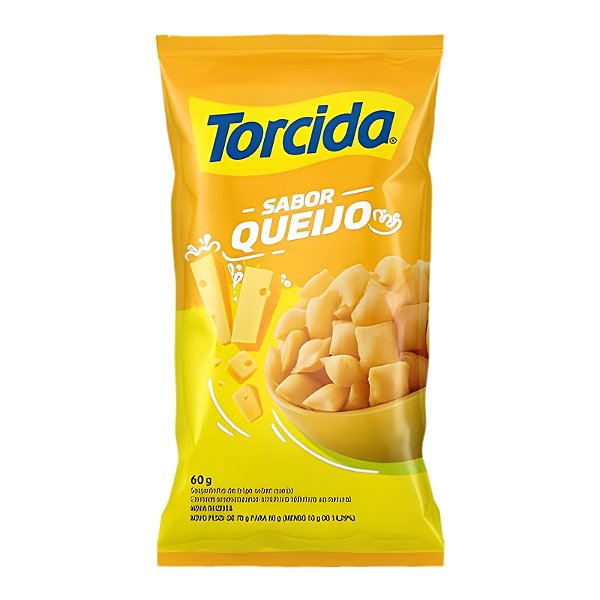 Salgadinho Torcida Sabor Queijo 60g - 24 unidades
