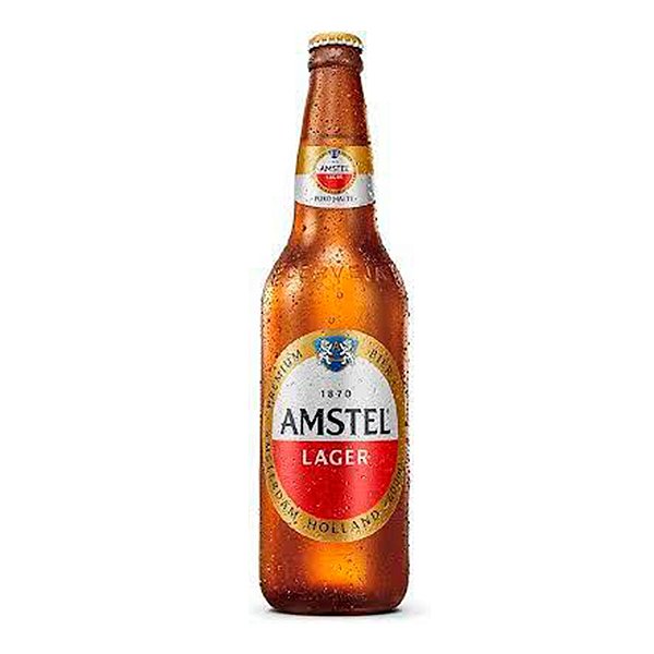 Cerveja Amstel Retornável 600ml - 24 unidades