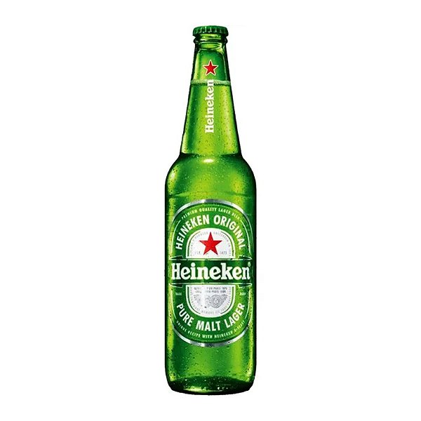 Cerveja Heineken Retornável 600ml - 24 unidades