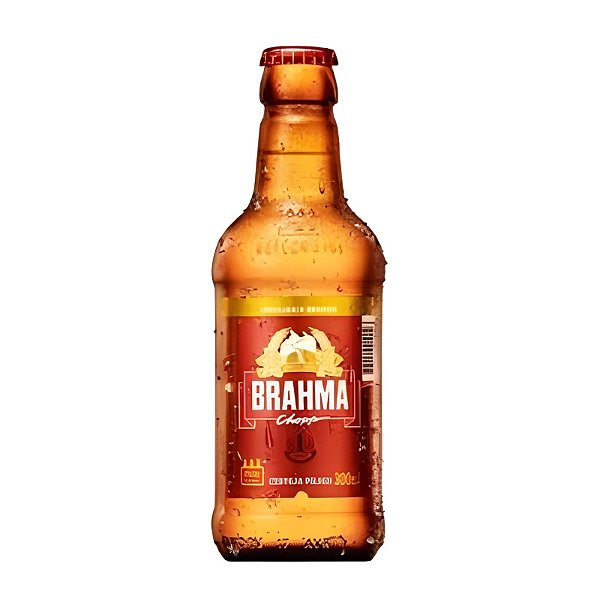 Cerveja Brahma Retornável 300ml - 24 unidades