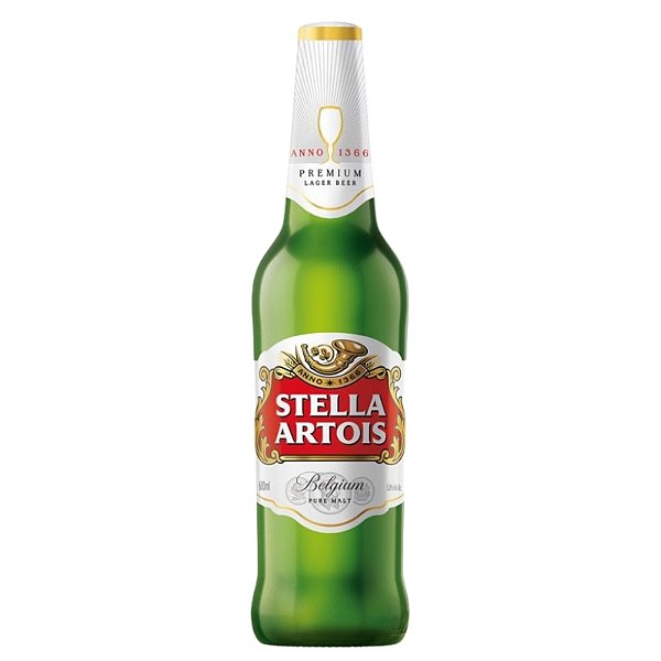 Cerveja Stella Artois Retornável 600ml - 24 unidades