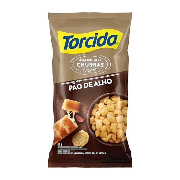 Salgadinho Torcida Sabor Pão de Alho 60g - 24 unidades