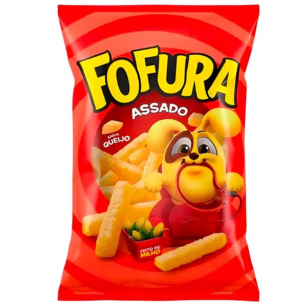 Salgadinho Fofura Queijo 60g - 10 unidades