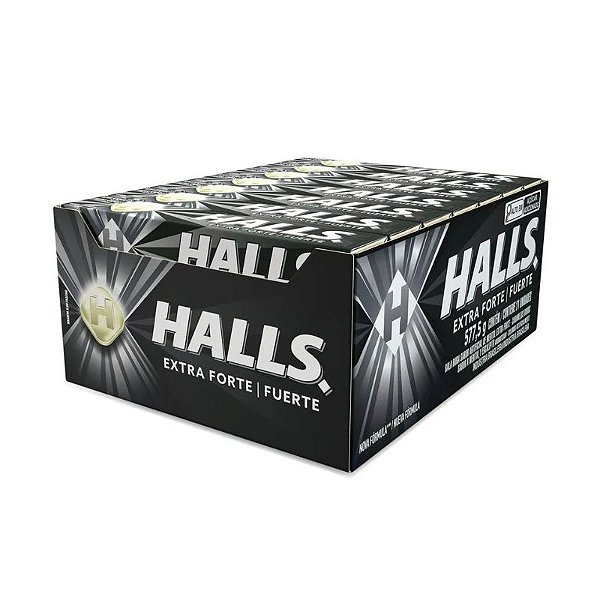 Bala Halls Extra Forte - 21 unidades - FGG Boom