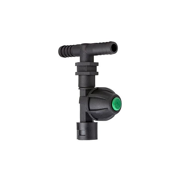 Porta Bico Intermediário em T Antigotejo para Mangueira de 1/2" e Engate Rápido (M255)