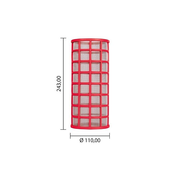 Elemento Filtrante 243 x 110 mm (M694)