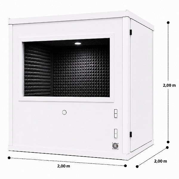 Studio Streamer Profissional 2,00 X 2,00 X 2,00 (L x C x A)