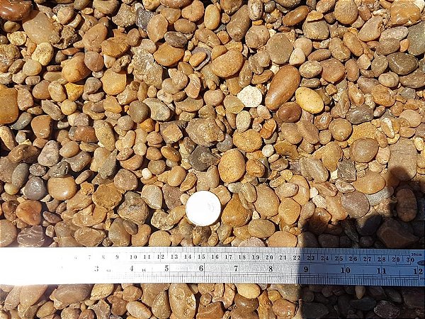 Seixo de Rio Marrom Numero 0