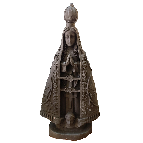Nossa Senhora Aparecida, 21cm, Gesso, Peça Única, Decoração Religiosa