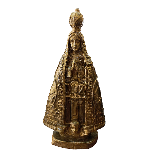 Nossa Senhora Aparecida, 21cm, Gesso, Peça Única, Decoração Religiosa