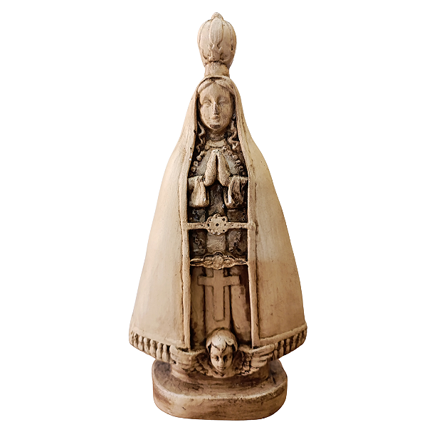 Nossa Senhora Aparecida, 21cm, Gesso, Peça Única, Decoração Religiosa