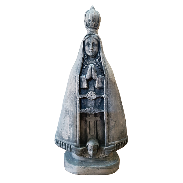 Nossa Senhora Aparecida, 21cm, Gesso, Peça Única, Decoração Religiosa