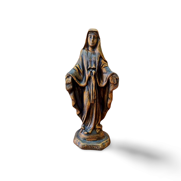 Nossa Senhora das Graças, 22cm, Gesso, Peça Única, Decoração Religiosa