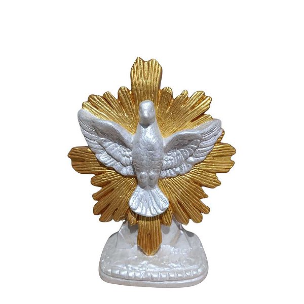 Divino Espirito Santo,  16cm, Gesso, Peça Única, Artesanal, Decoração Religiosa