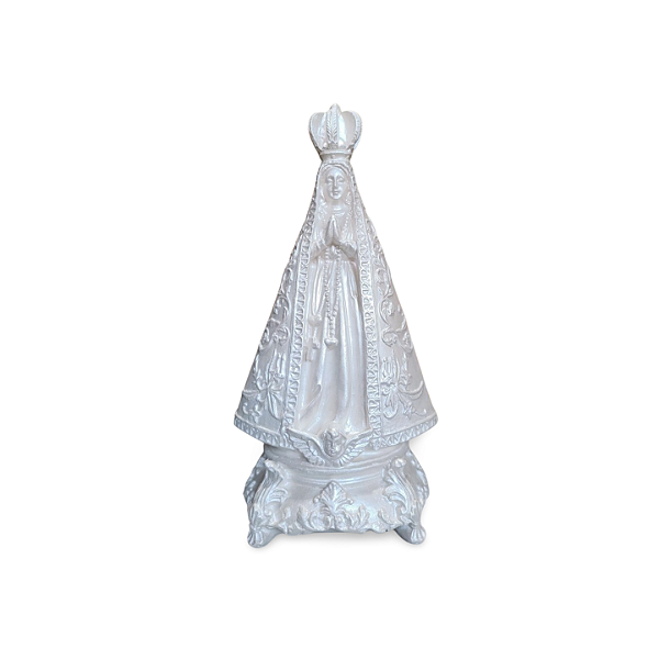 Nossa Senhora Aparecida, 21cm, Gesso, Peça Única, Decoração Religiosa