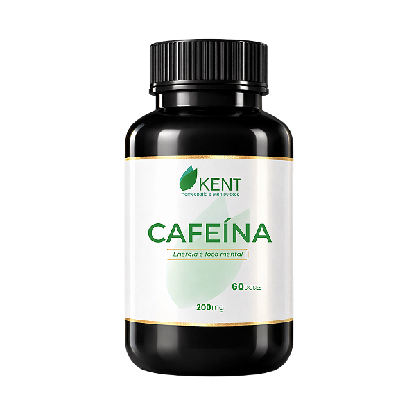 Cafeína 200mg - 60 doses
