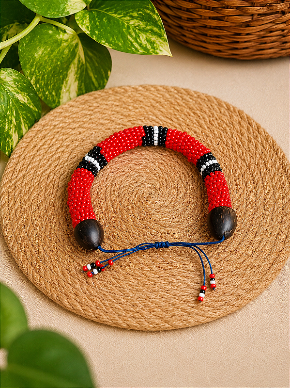 Pulseira Cobra coral