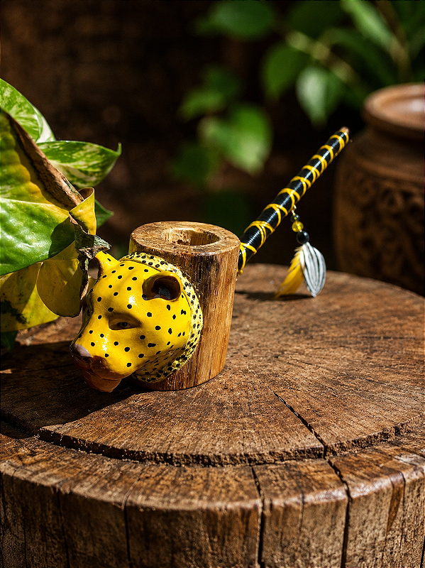Cachimbo Guardião da Onça Dourada